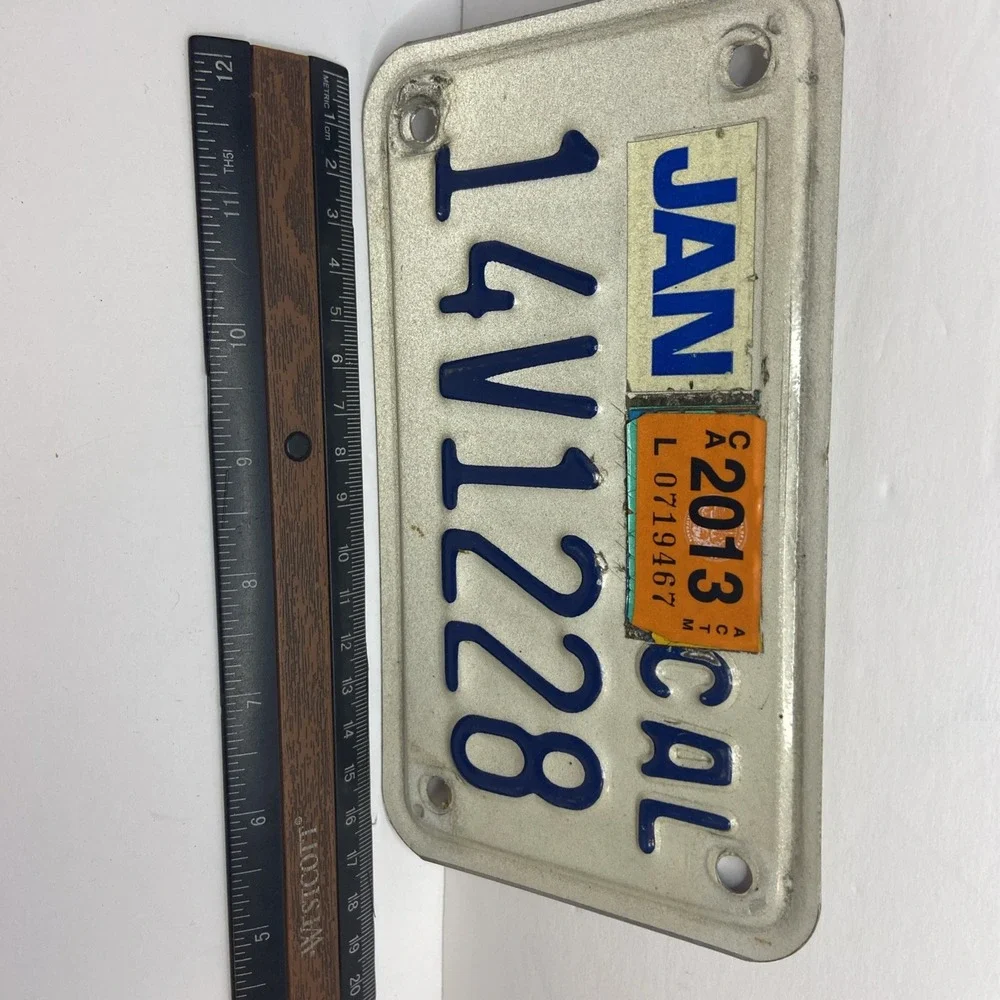 California Motorcycle License Plates 2013 Issued‎ Year